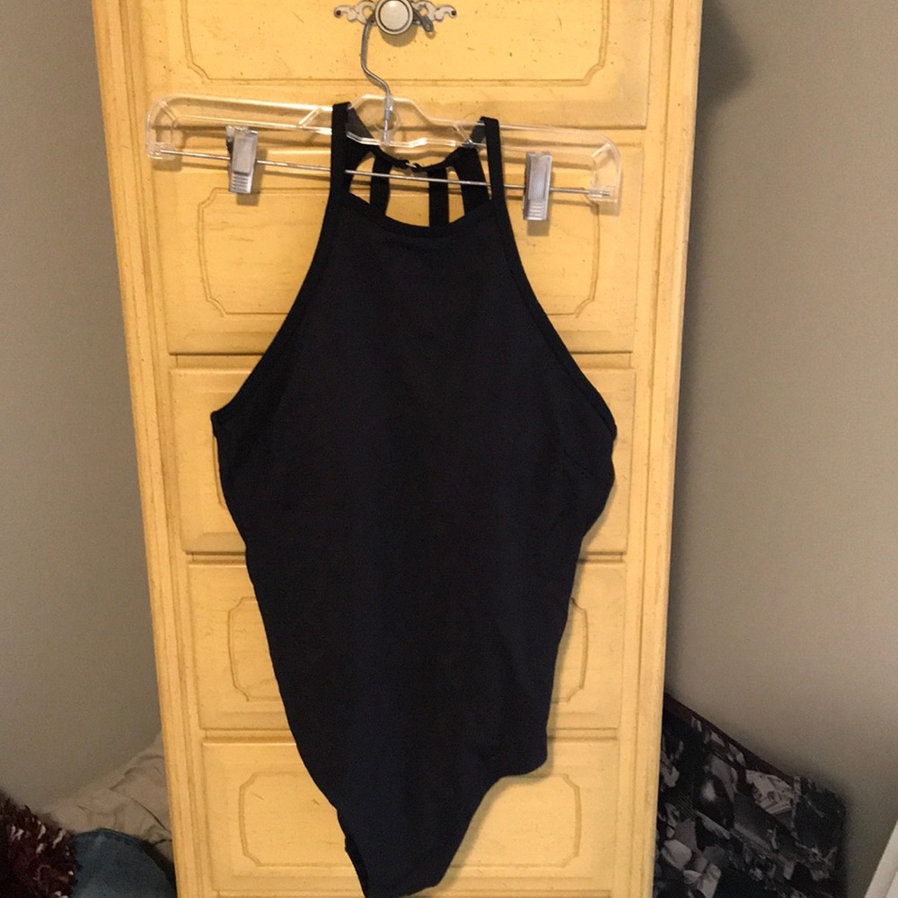 Black athleta one piece swimsuit size small